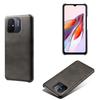 For Xiaomi Redmi 12C 4G Calf Texture Phone Case Leather Coated PC Shockproof Cover