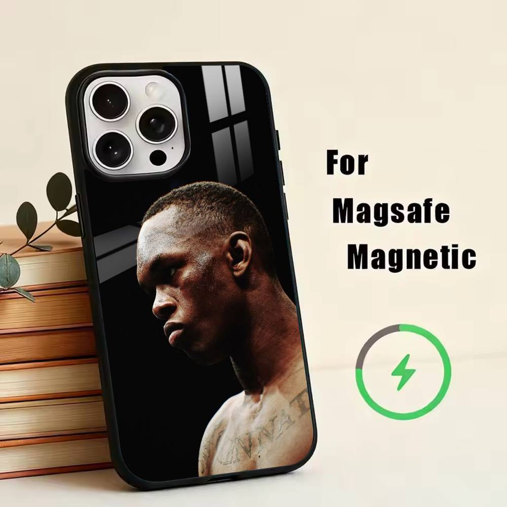 I-Israel Adesanya   Phone Case For iPhone17,16,15,14,13,12,11 Plus,Pro Magnetic with Magsafe Wireless Charging