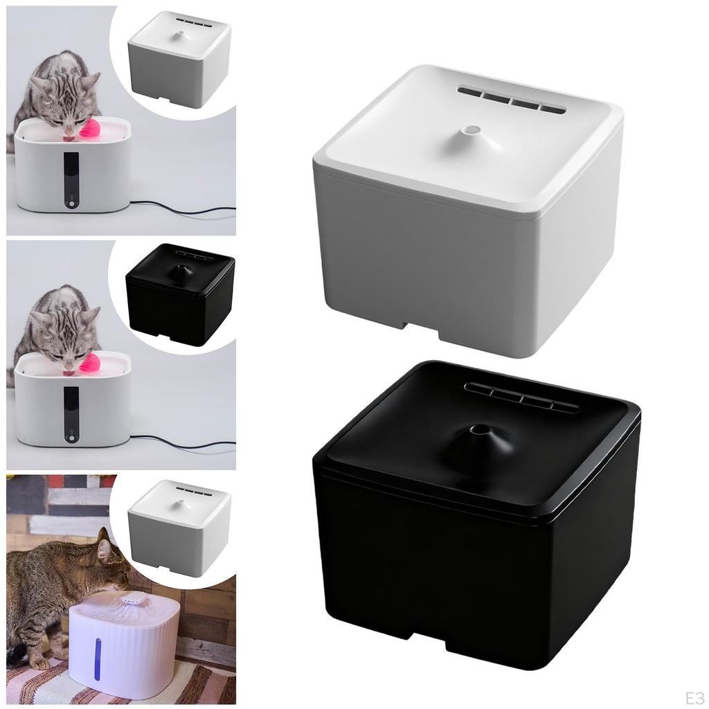 Katzen-Wassertrinkstation Inklusive Praktischer Wassernapf Spender für Kleintiere Hunde