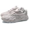 Li Ning Cat Paw Lite Fabric Cushioning Slip Resistant Abrasion Resistant Low Top Running Shoes Men's Gray AGLQ107-2