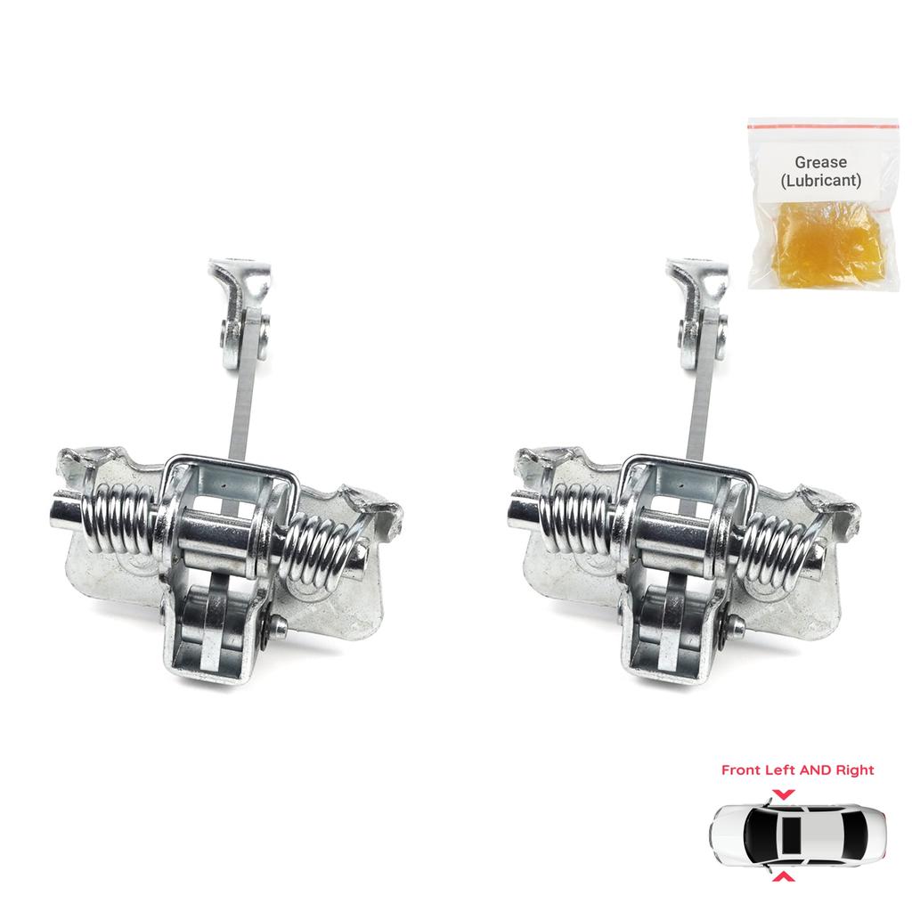 BDP698-1 2 Pieces Front Left AND Right Door Catch Hinge Brake Stop Check Strap Limiter for Renault Megane MK1 4/5 Door 1996-2003 7700828427