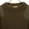 HYKE knit poncho Khaki Brown Women Used