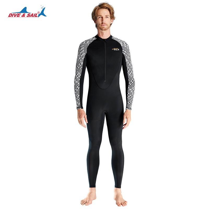 

Diving Suit One-piece Sunscreen Quick-drying Beach Waterproof Mother Swimming Surfing Ice-sensitive Swimsuit XXL