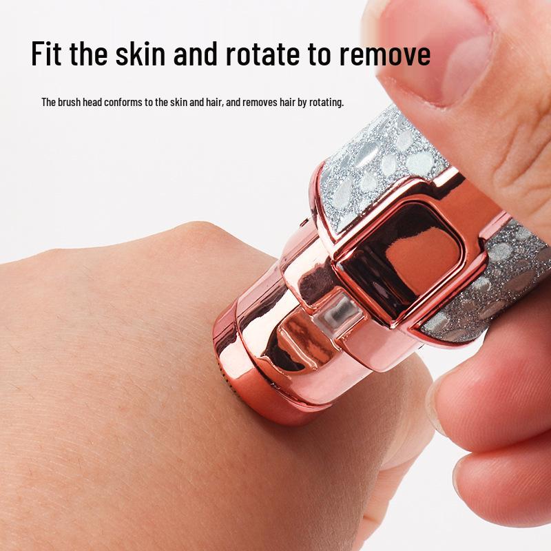2-in-1 Electric Eyebrow Trimmer: Portable Double Blade Hair Removal for Underarms, Nose & Eyebrows