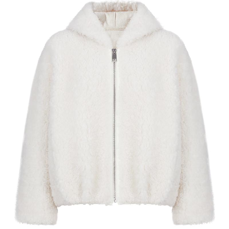 

ANNACO Женская повседневная куртка с капюшоном из 100% шерсти M (106-115 lbs)