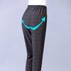 Pantalones pitillo a cuadros informales de lana para mujer, ropa de calle de moda coreana, pantalones rectos cálidos de cintura alta, otoño e invierno