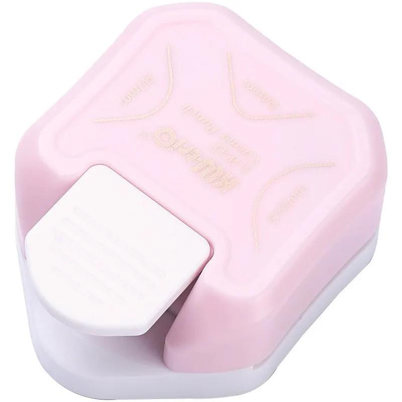 

3 in 1 Multi-angle Round Corner Devices Paper Cutting Embossing Device Manual DIY Round Cutter рожевий