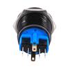 22mm 12V-24V Wasserdruckschalter Selbstverriegelnd Druckknopf Rot LED