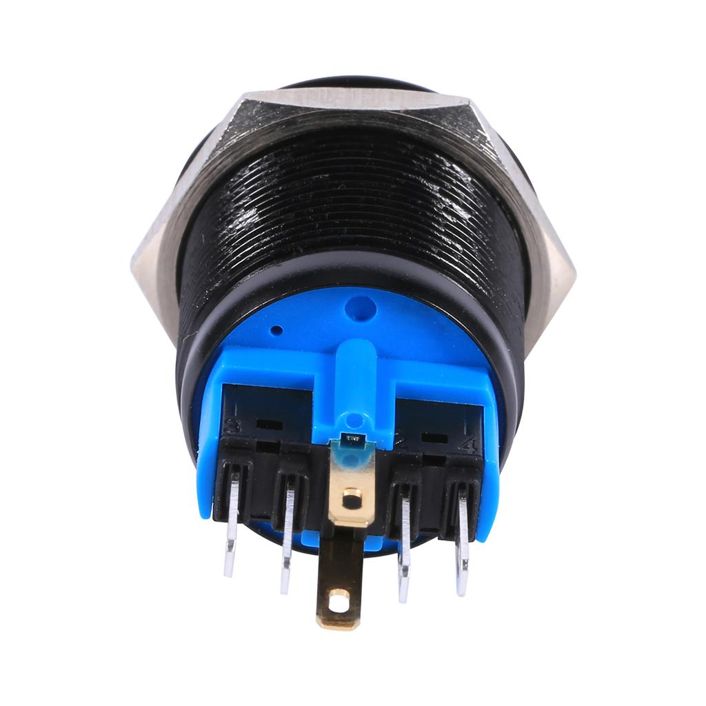 22mm 12V-24V Wasserdruckschalter Selbstverriegelnd Druckknopf Rot LED