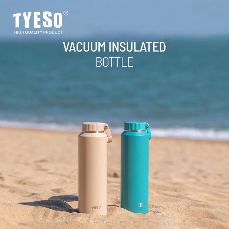 TYESO 510ML/710ML 304 Stainless Steel Vacuum Flask Sport Water Bottle Keep Cold and Heat Thermal Mug Travel Insulated Mug