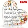 2D Flat, 2D Flat Sister Acrylic Heart Gift for Sister Keepsake Plaque with Poem Birthday Gift for Sister from Sister Acrylic Gift Paperweight Table Ce
