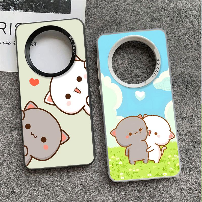 Cartoon Cute Peach Goma Shockproof Phone Case for Xiaomi Redmi Note 15 14 13 12 Pro Plus 11 11S 11T 5G Cover Anti Fall Fundas