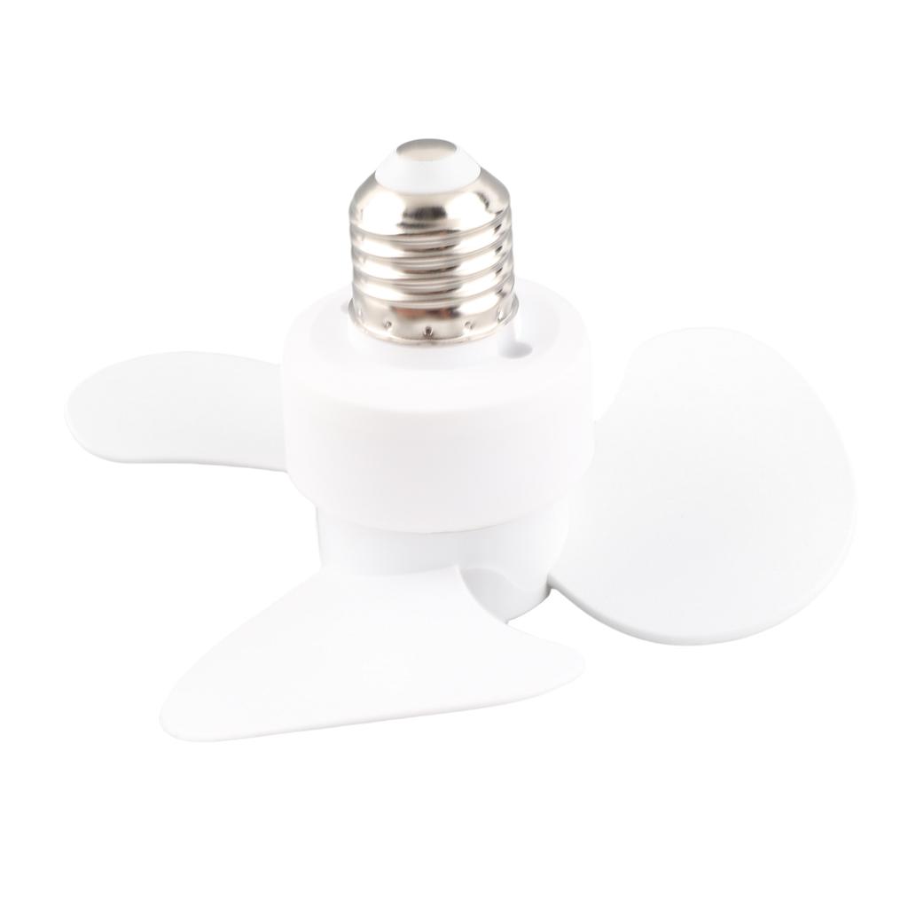 Socket Mini Fan E27 E26 Caliber Silent Screw In Small Fan for Bedroom Living Room Kitchen Office 85‑265V