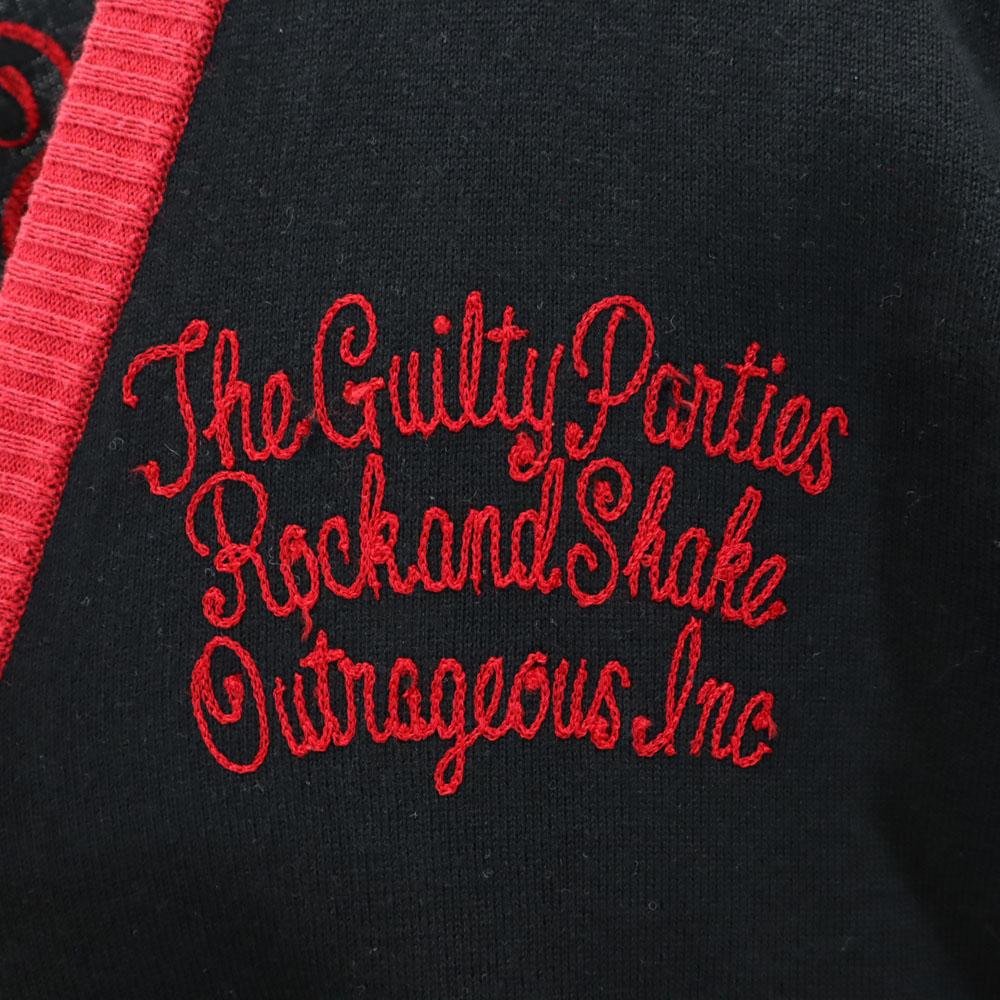 WACKO MARIA made in Japan Long sleeve V neck knit cardigan M black Men's Used