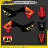 PowerZone Custom Graphics Backgrounds Decals Motorcycle Stickers Kit For HONDA CRF110F 2019 2020 2021 110cc Number Name 01
