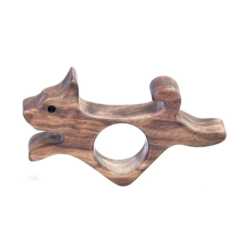 Wooden Thumb Wood Book Holder Cat Dog Shape Reading Bookmark New Book Page Holder