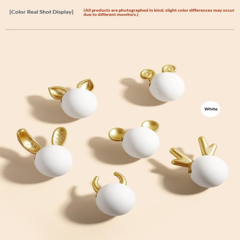 Creative Animal Cartoon Cabinet Knobs And Handles For Children'S Room Ceramic Wardrobe Pulls Home Decor Furniture Hardware