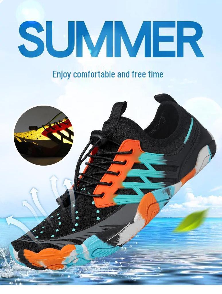 Unisex Sneldrogende Vijfvingerschoenen: Veelzijdig voor Wandelen, Strand, Fitness en Binnenactiviteiten