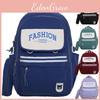 Letter Print Fashion Backpack With 16in Laptop Compartment Breathable School For