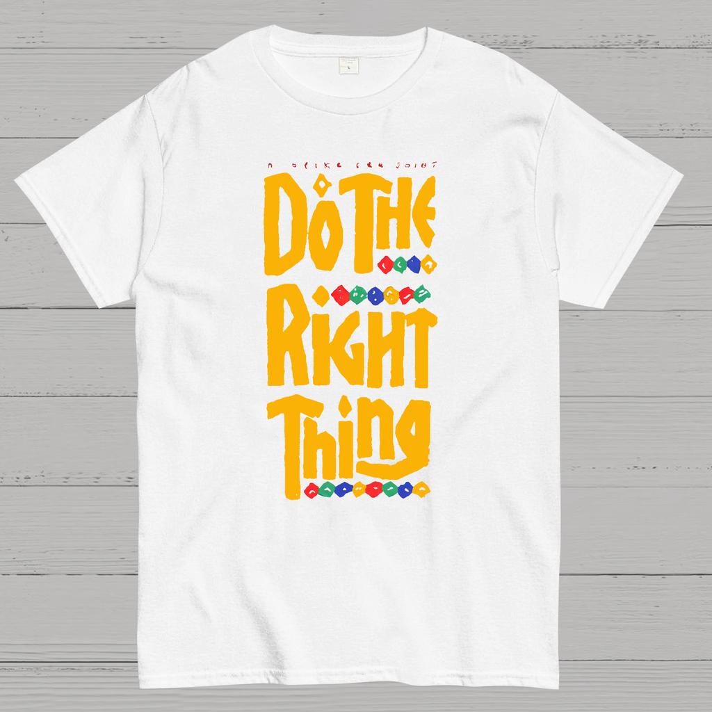 Do The Right Thing Cotton Summer Casual Cool Loose T-Shirt
