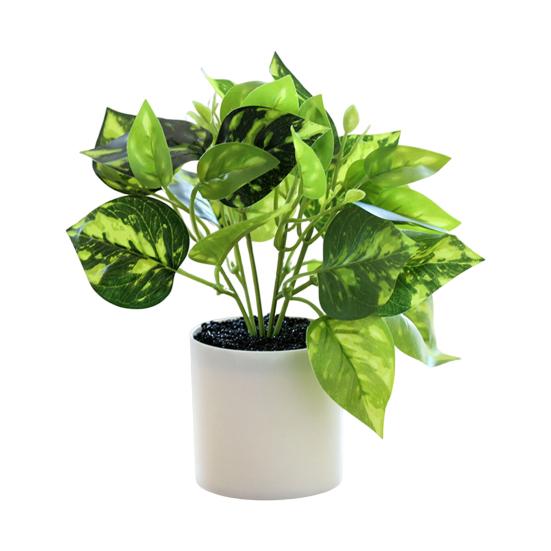 Artificial Plant Bonsai Unfading Decorate Exquisite Details Exquisite Small Tree Simulation Pot Plant for Home