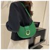 Fashionable Solid Color Shoulder Bag Women Handbag Female Small Underarm Bags Tote Purses