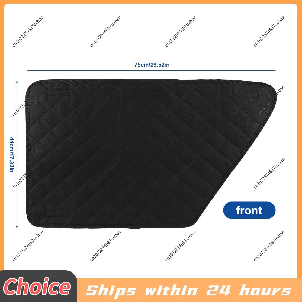 2Pcs Waterproof Anti-Scratch Car Interior Cover Dog Vehicle Door Protector Washable Car Door Protect Mats for Vehicle Door Guard