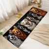 1Pcs Anti Fatigue Kitchen Rugs, 1Pc Cute D Print Waterproof Non-Slip Thick Cushioned Kitchen Mat Heavy Duty Comfort Standing Mat