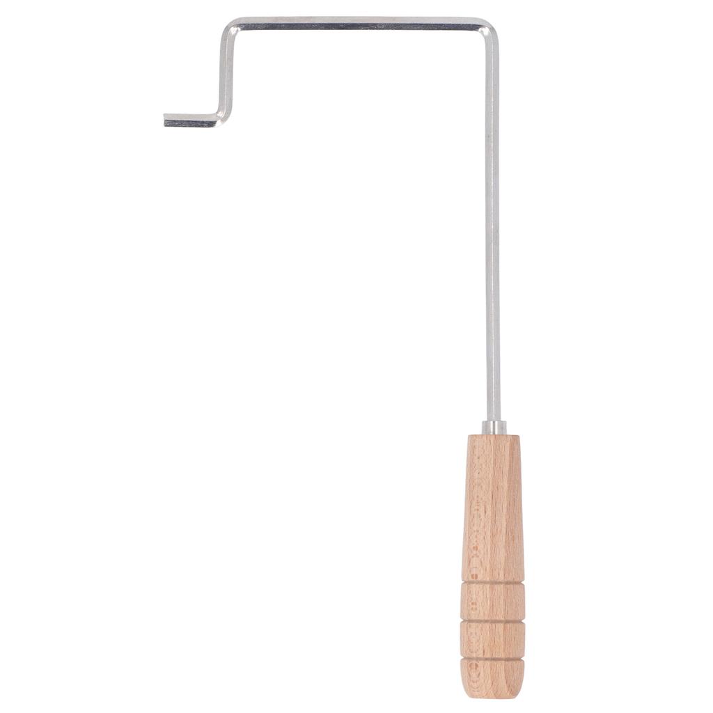 Guitar Hex Wrench Extended 4mm Hex Key Solid Wood Handle Guitar Adjustment Tool for Maintenance