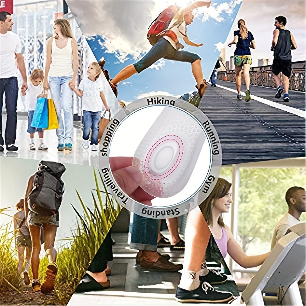 Heel & Friction with Self-Adhesive Gel Heel Pads - Comfort & Shock Absorption!