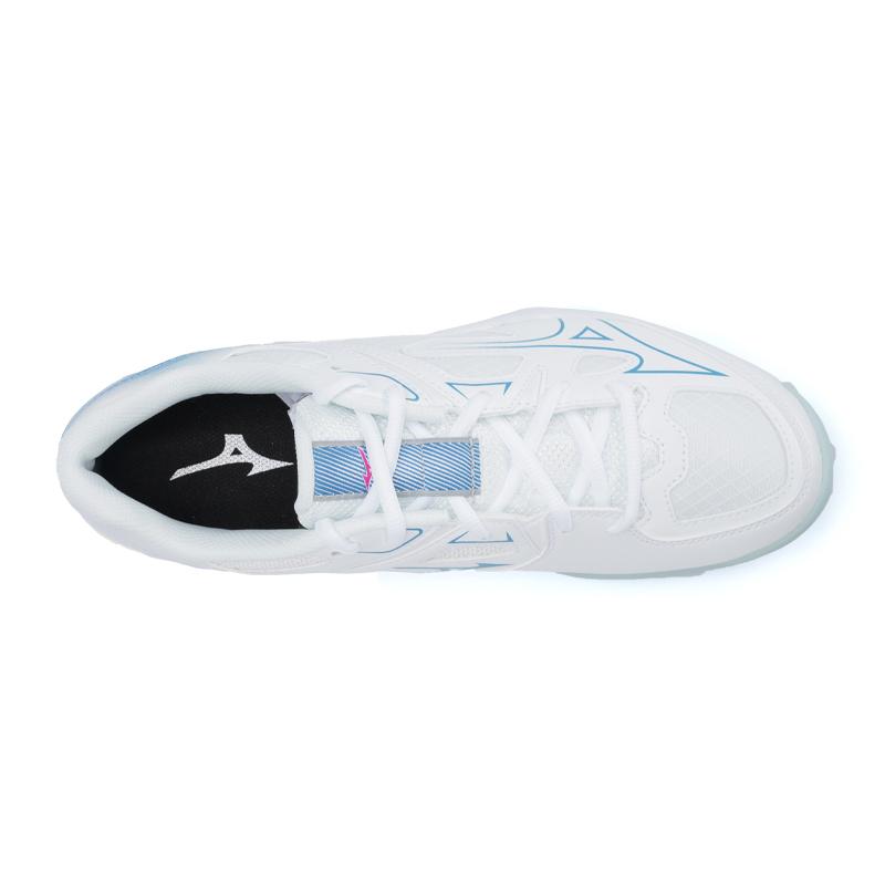Mizuno Badminton Shoes Unisex Low top White/Blue 71GA253011