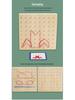 Montessori Geometric Pegboard: Creative Early Education Math Development Wooden Toy for Children.
