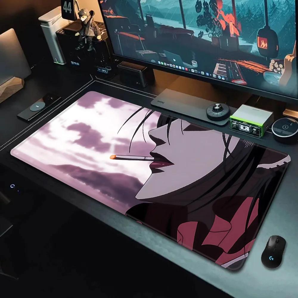 Anime NNana Osaki Mauspade HD-Druck für Computerspieler Verriegelungskante Rutschfestes Mauspade XXLxcm Tastatur PC Schreibtischunterlage