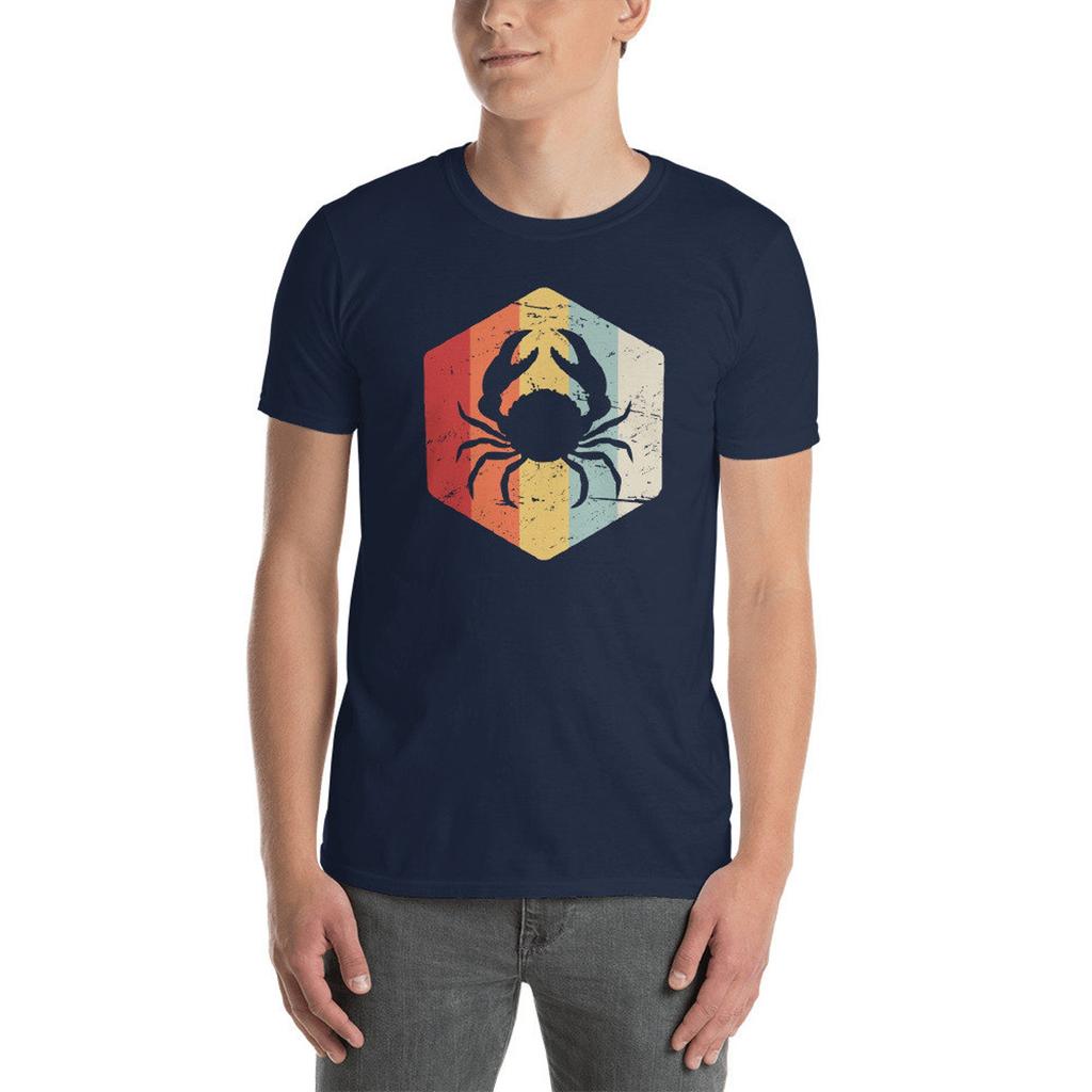 Retro Astrology Cancer Crab T-Shirt / Vintage Astrological Sign & Zodiac Star Sign Gift (Unisex)