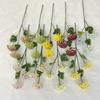 3 Head Rice Fruit Plants Flocked Stems Wedding Decor Props Photography