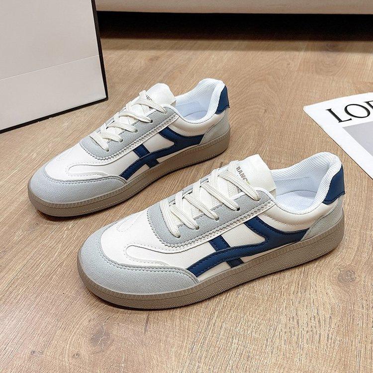 Large Size Casual Matte Board Shoes Women's Autumn New Sports Versatile Retro Single Shoes Student Board Shoes German Training Shoes Women's Shoes