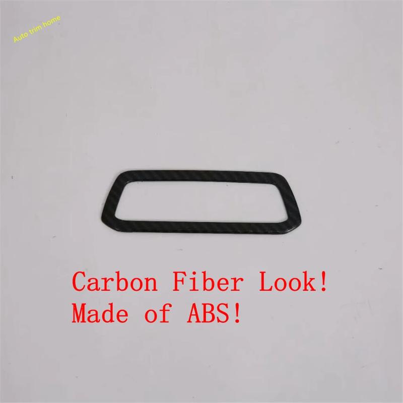 For BMW 3 Series G20  - 2024 Carbon Fiber Style Car Interior Headlight Switch Frame Cover Sticker Trim Decoration Sticker