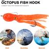 19g Octopus Fishing Lure - Lead Weighted Lifelike Squid Design, Sharp Hooks & Reinforced Body for High Attraction Saltwater Freshwater