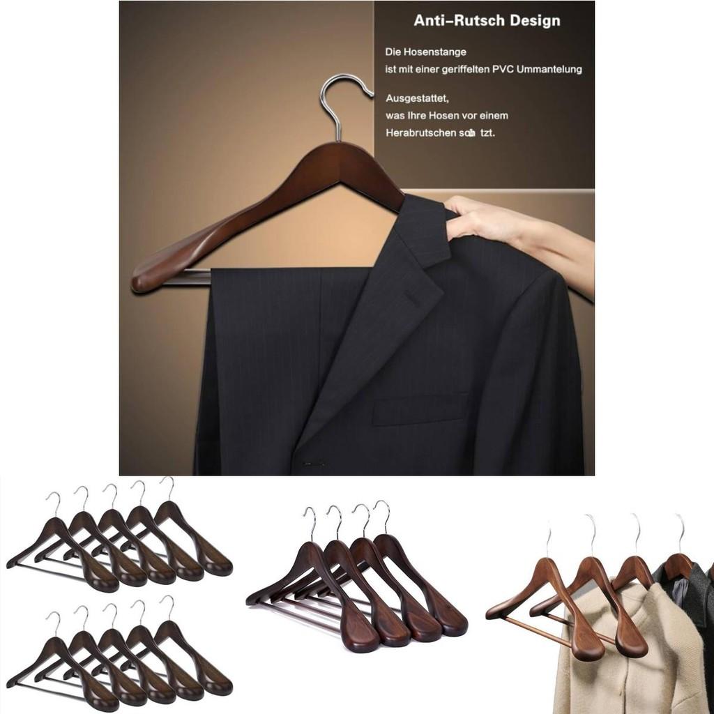 Durable Wooden Hangers Pack With Wide Profile For Clothing Stores And Home Wardrobes