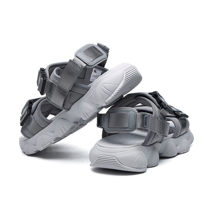 FILA Jagger Sandal Trendy Versatile Sports Sandals Men Sandals Alloy-Gray F12M124530FAL