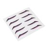 Eyeliner Stickers Colorful Reusable Waterproof Self Adhesive Eyeliner Stickers for Weddings Dance PartiesPurple