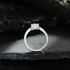 New 925 Silver Heart Ring Sparkle Zircon High Quality For Women Wedding Fine Jewelry Accessories Party Gift