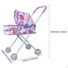 Doll Stroller with Canopy Trolley Push Cart Toy for Children Kids Girls Boys