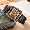 Retro Square Women'S Watch Light Luxury Diamond Belt Quartz Watch Women'S Premium Belt Watch