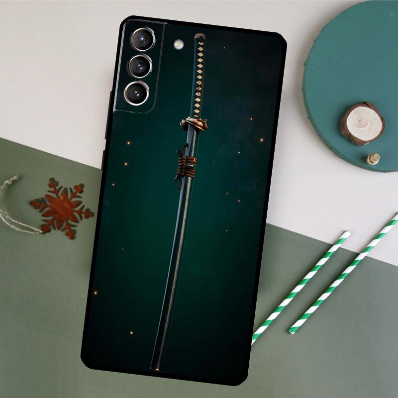 

Katana Phone Case For Samsung Galaxy S25 S26 Ultra S20 S21 S22 S23 S24 Plus S10 S25 FE Back Cover Galaxy S21Ultra