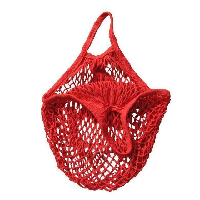 New Mesh String Shopping Bag Fashion Net Bag Reusable Fruit Storage Handbag Totes Women Shopping Mesh Bag Shopper Shoulder Bags