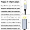 Type C To DP Cable 8K 60Hz Adapter for Computer Phone Screen Mirroring High Definition Video Converter