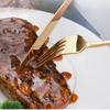 HANYANG Stainless Steel Tableware Family Hotel Supplies Steak Knife, Fork and Spoon Set Western-style Tableware