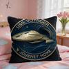 Star TTrek Ship Movie Logo Cushion Cover Square Short Plush Pillow Case Living Room Sofa Home Decor Funda X