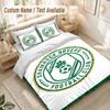 Shamrock Rovers Bedding Set, 1 Duvet Cover & 2 Pillowcases Soft Comfortable Bedroom Home Textile Decor